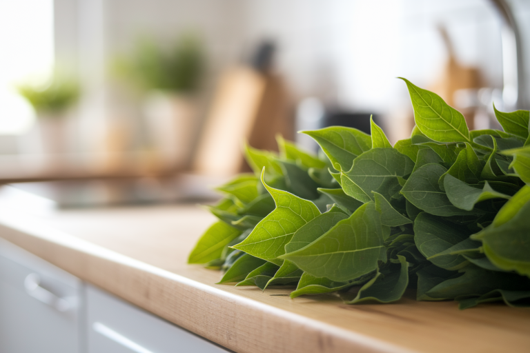 brede-mafane-feuilles-plan-bois