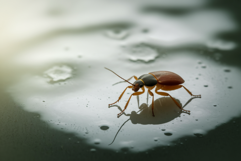 gros-plan-insecte-surface-humide-moisissure