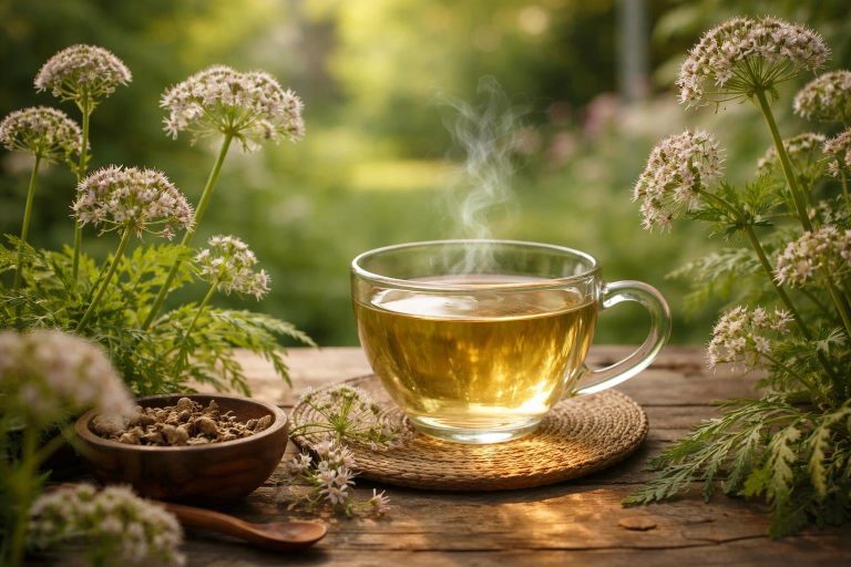 tisane-fumante-table-valeriane-jardin