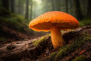 Champignon Orange sur Bois Mort : Comment l'Identifier ?