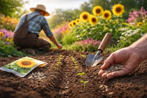 Semer du Tournesol : Quand et Comment Réussir son Semis ?