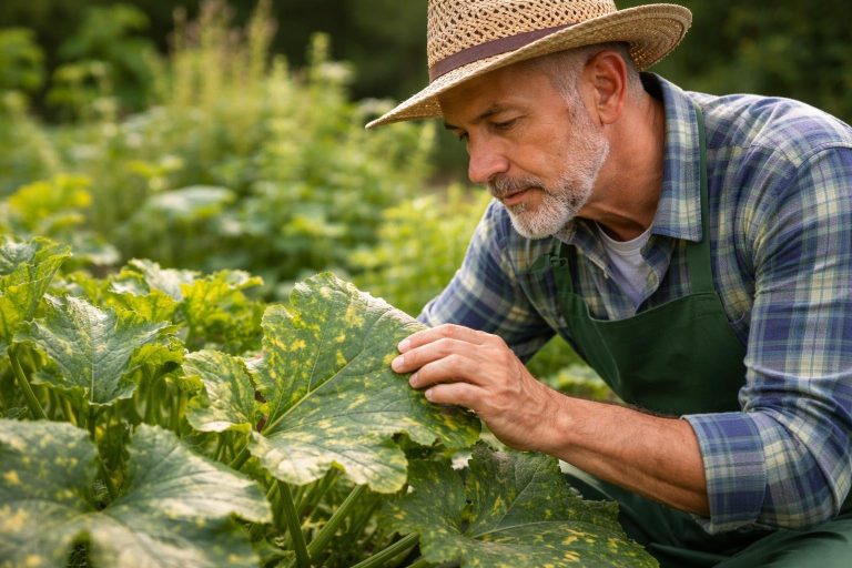 jardinier-feuilles-courgettes-taches-potager
