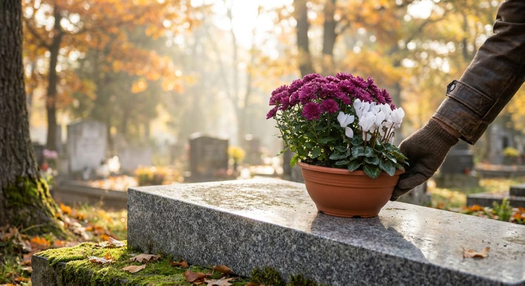 Fleurir une tombe à la Toussaint : quelles fleurs choisir ?